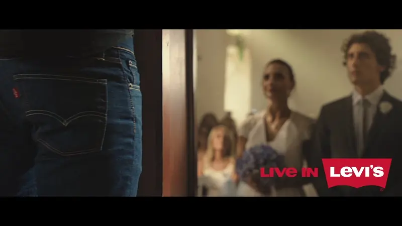 Hochzeitsszene im Levi's-Spot