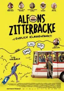 Filmplakat von Alfons Zitterbacke – Endlich Klassenfahrt, für den CS-Copter einen Teil der Drohnenaufnahmen produziert hat.